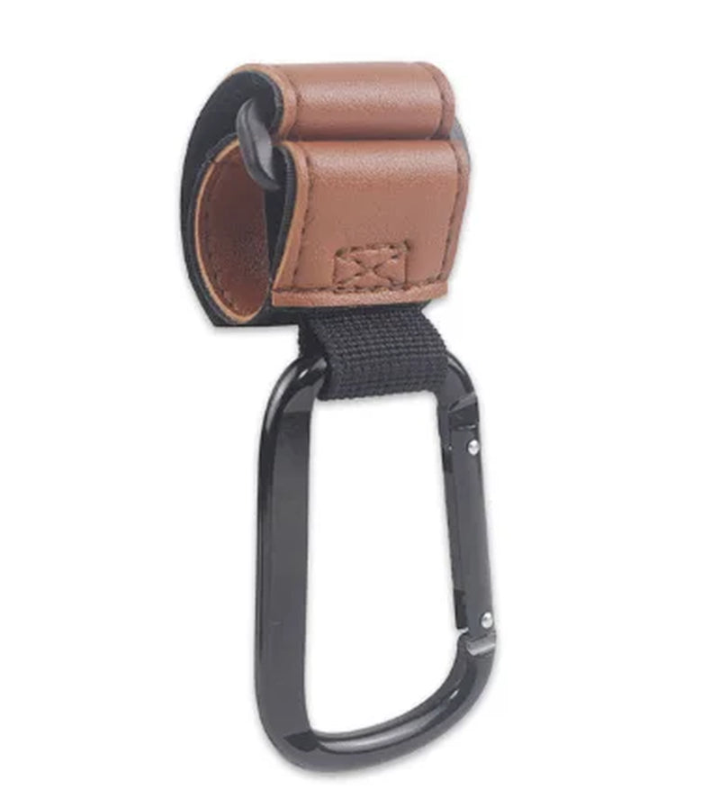Transform Your Stroller with Our 360° Rotatable PU Leather Baby Bag Hook - Premium Organizer for Prams!